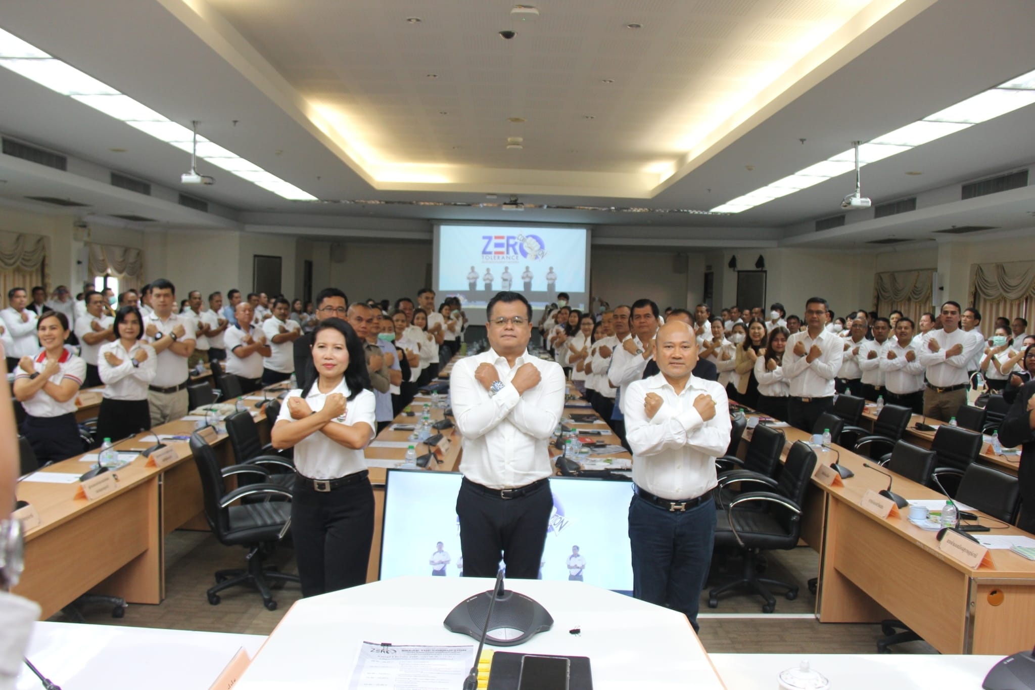 ร่วมงานวันต่อต้านคอร์รัปชันสากล (ประเทศไทย) จังหวัดสุราษฎร์ธานี ภายใต้แนวคิด BREAK THE CORRUPTION “ไม่ทำ ไม่ทน ไม่เฉย รวมไทยต้านโกง”