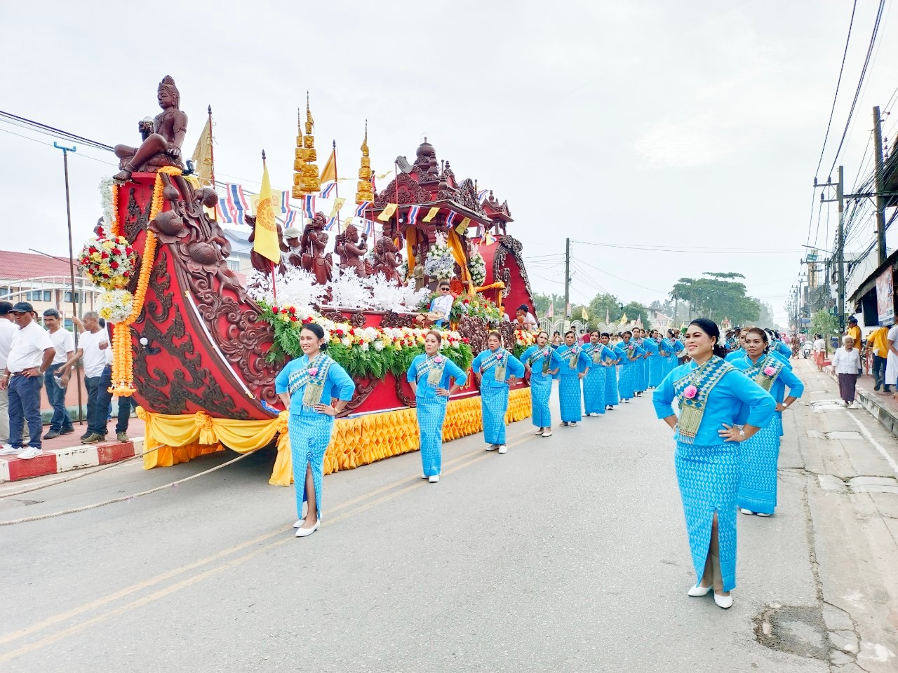 วันที่ 18 ตุลาคม 2567 เทศบาลตำบลเวียงส่งเสริมกิจกรรมการจัดงานประเพณีชักพระทอดผ้าป่า ประจำปี พ.ศ.2567